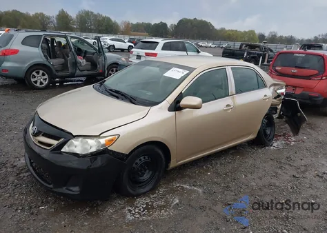 2011 Toyota Corolla Le из США, поврежденный, VIN JTDBU4EE0B9132702